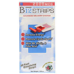 B12 Strips 2000 Mcg